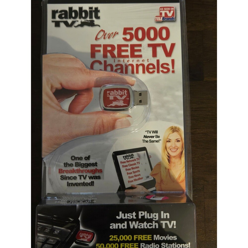 Rabbit TV USB Plug In  NEW